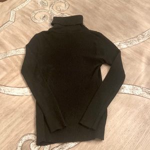 Shein Black Ribbed Turtleneck size S